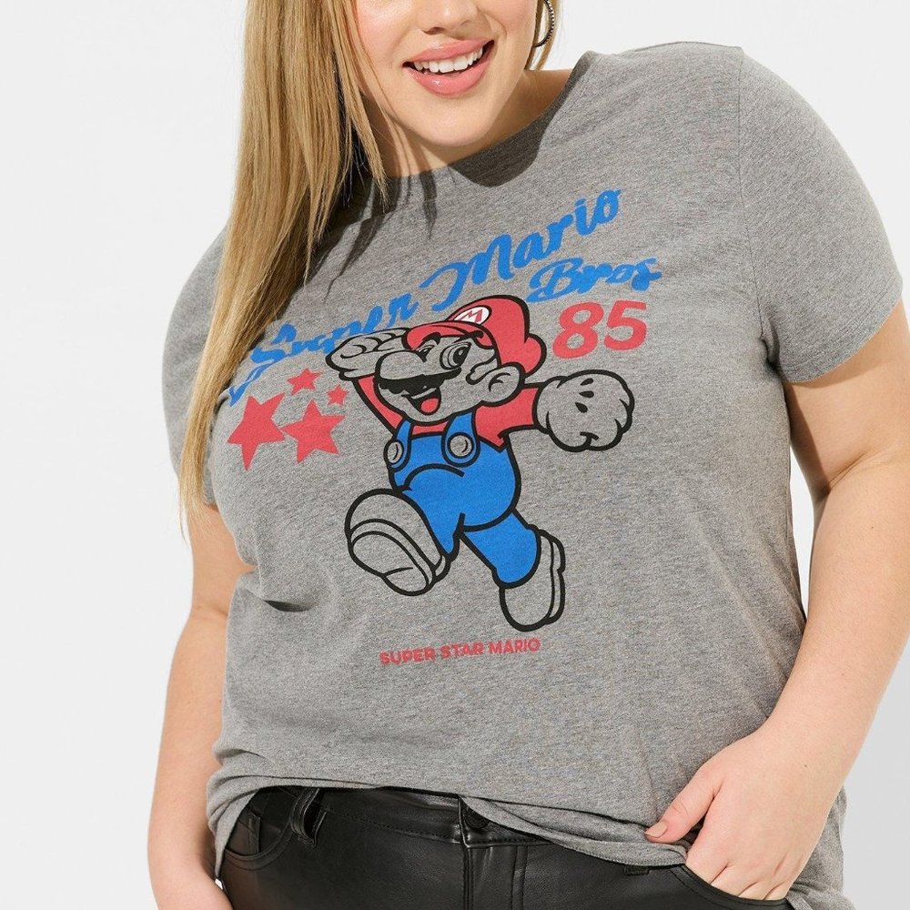 Torrid Super Mario Classic Fit Crew Tee